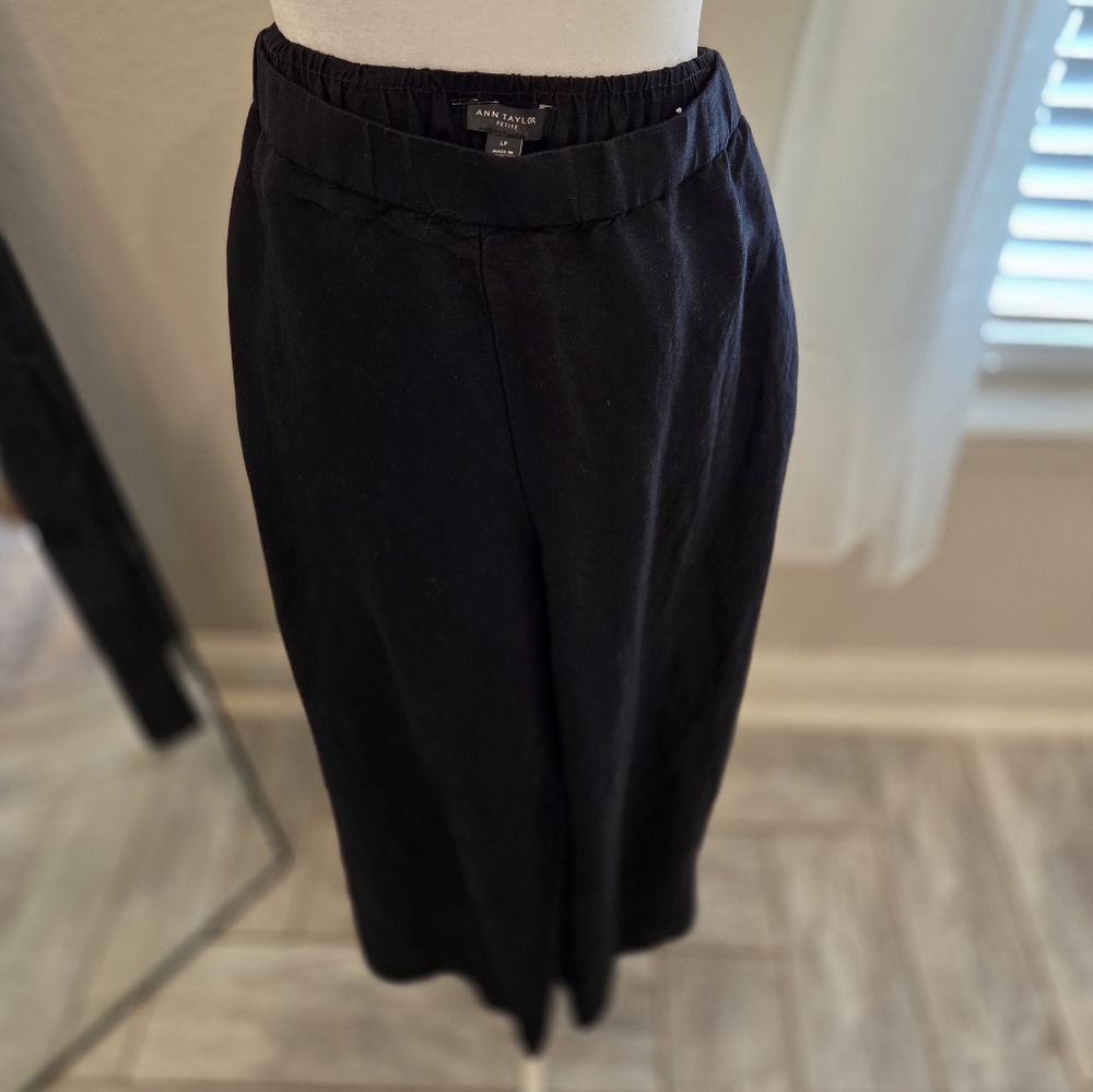 Black Elastic Waist Pants
